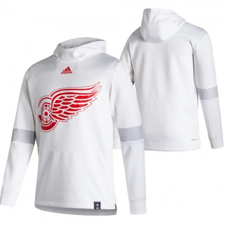 Pánské Detroit Red Wings Blank 2020-21 Reverse Retro Pullover Mikiny Hooded